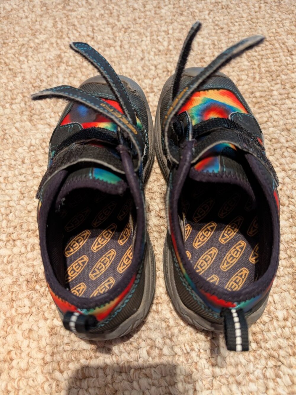 Keen toddler shoes, size 12T. Tie dye. Multi color. - Picture 9 of 11